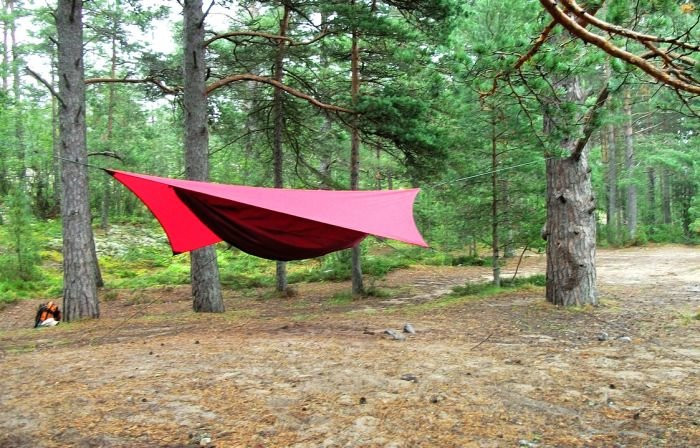 Гамак со средним тентом