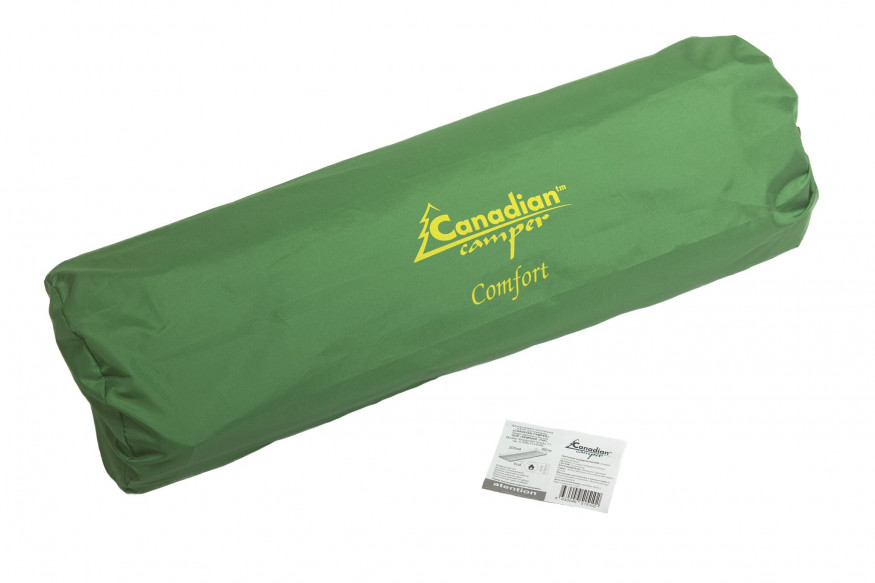 Коврик самонадувающийся CANADIAN CAMPER Comfort 200х66х5 см, Зеленый