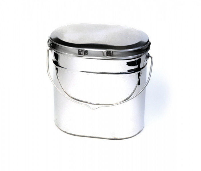 Котелок высокий 12 л крышка с ручками Роза Ветров