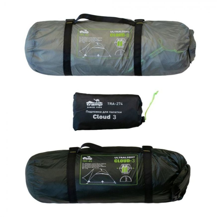 Палатка Tramp Cloud 3 Si, зеленый