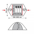 Палатка Tramp Peak 3 v2, серый