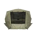 Шатер СЛЕДОПЫТ быстросборный, 6 стен, 3,35х3,85 м, h-2,25 м, S по полу 9,3 кв.м ОЛИВА