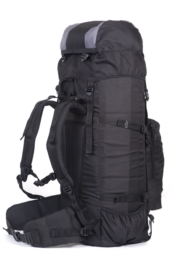 Рюкзак туристический Таймтур 4, черный, 100 л, ТАЙФ