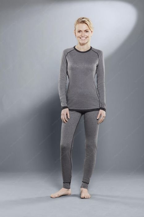 Комплект термобелья женский Guahoo Outdoor серый меланж