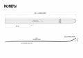 Лыжи охотничьи Таёжные 170×20 см, осина