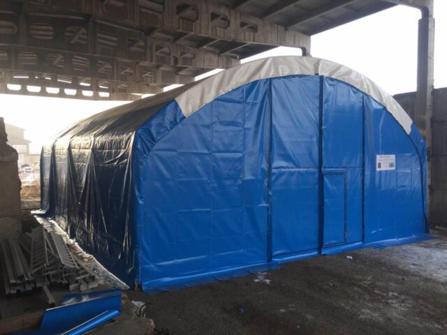 Палатка для ремонта техники АНГАРа - 300 (площадь 300 кв.м.)