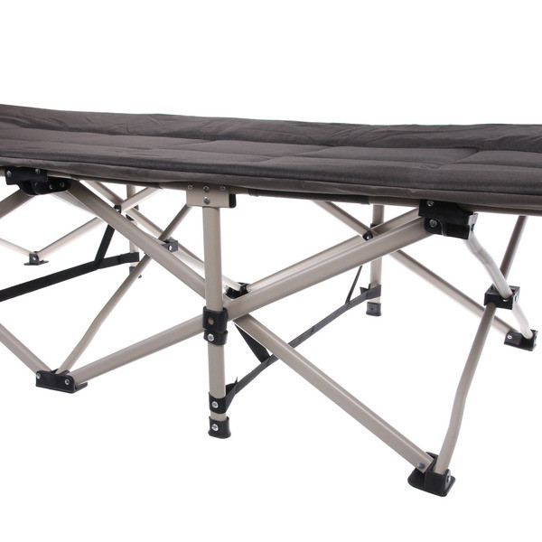 Раскладушка кемпинговая складная 188*66*41 см, черный