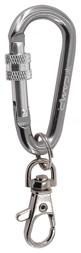 Карабин вспомогательный 70 mm &amp;quot;D&amp;quot; shape with screw