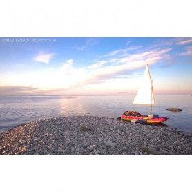 Парус Латинский 4,2 кв.м. с рейками